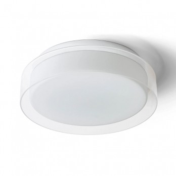 Rendl Light VENICE LED 30 stropna svjetiljka prozirno staklo/opal staklo/krom 230V LED 12W IP44 3000K