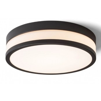 Rendl Light CIRA LED 35 stropna svjetiljka staklo boje opala/crna 230V LED 24W IP44 3000K