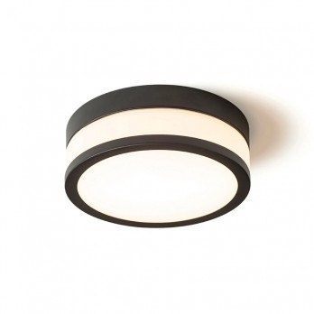 Rendl Light CIRA LED 23 stropna  svjetiljka opal staklo/crna 230V LED 12W IP44 3000K