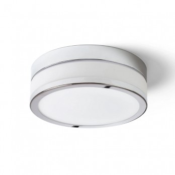 Rendl Light CIRA LED 23 stropna svjetiljka staklo boje opala/krom 230V LED 12W IP44 3000K