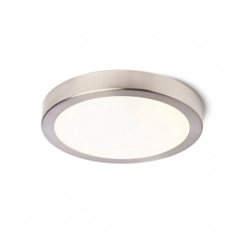 Rendl Light BARRY LED stropna svjetiljka mat nikal 230V LED 12W IP44 3000K