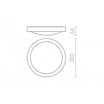 Rendl Light BARRY LED stropna svjetiljka mat nikal 230V LED 12W IP44 3000K