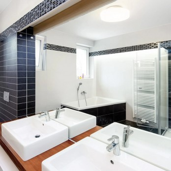 Rendl Light ZARA LED 26 stropna svjetiljka opal staklo/krom 230V LED 12W IP44 3000K