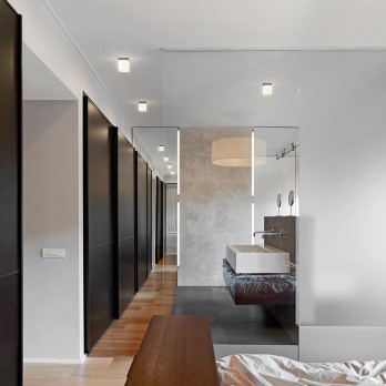 Rendl Light ESICA SQ stropna svjetiljka krom 230V LED 6W IP44 3000K