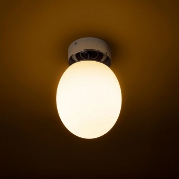 Rendl Light MERINGUE 16 stropna svjetiljka opalno staklo/krom 230V LED E27 15W IP44