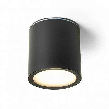 Rendl Light DUNE ES111 stropna svjetiljka crna 230V LED GU10 9W IP65