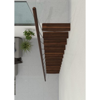 Montažne stepenice Joker bijelo / bukva brajcano orah 29319