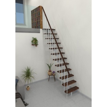 Montažne stepenice Joker bijelo / bukva brajcano orah 29319