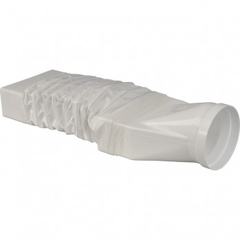 OPTIMAIRO fleksibilni prijelazni komad 222 x 89/NW 150 plastični bijeli