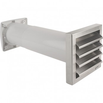 OPTIMAIRO Zidna kutija za uštedu energije Aeroboy NW 150 plastika bijela/nehrđajući čelik