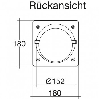 OPTIMAIRO Zidna kutija za uštedu energije Aeroboy NW 150 plastika bijela/nehrđajući čelik