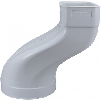 OPTIMAIRO pomaknuti prijelazni komad 222 x 89/NW 150 plastični bijeli