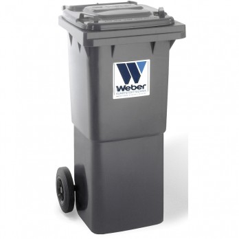 Kanta za smeće 60 litara plastika siva