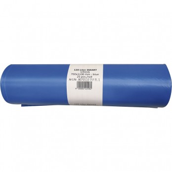 Vreće za smeće 120 litara ‌25 my 700 x 1100 mm plave