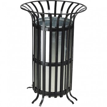 Metalna kanta za smeće, crna 70 litara