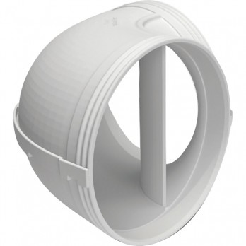 OPTIMAIRO Okrugli cijevno koljeno 90° NW 150 plastični bijeli