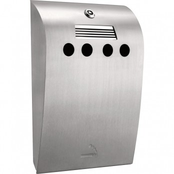 TKG zidna pepeljara Wave nehrđajući čelik