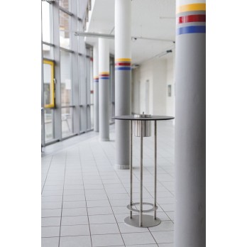 TKG visoki stol Meeting Point s pepeljarom, grafit