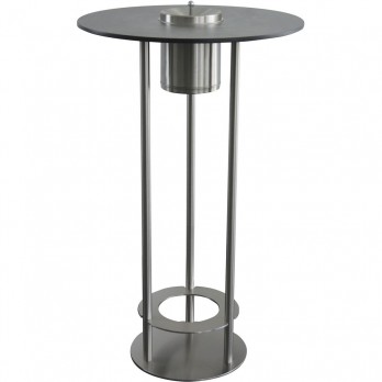 TKG visoki stol Meeting Point s pepeljarom, grafit