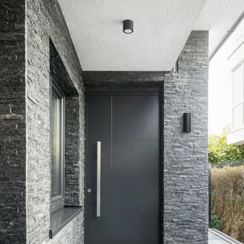 Rendl Light SENZA R stropna svjetiljka antracit prozirno staklo 230V LED 6W IP65 3000K