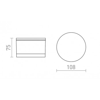 Rendl Light ORIN R stropna svjetiljka bijela akril 230V LED 10W IP54 3000K