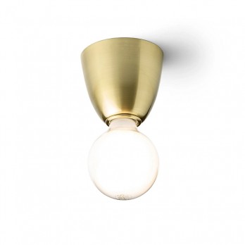 Rendl Light REACH stropna svjetiljka brušeni mesing 230V LED E27 11W