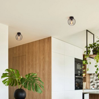 Rendl Light COSIR 18 stropna svjetiljka crna 230V LED E27 11W