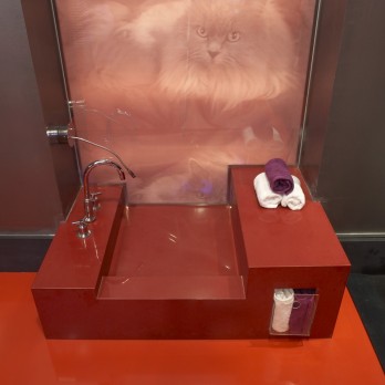 Showroom kupaonski namještaj interijera Silestone