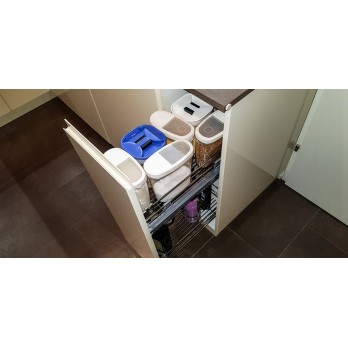 Kuhinja lakirani medijapan Silestone Iron Integrity