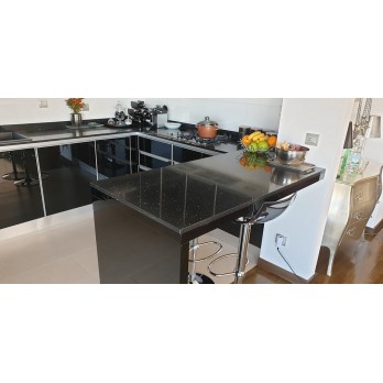 Kuhinjska radna ploča Silestone Negro Stellar