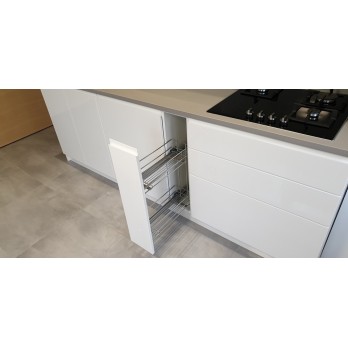 Kuhinja lakirani medijapan mat Silestone Kensho radna ploča