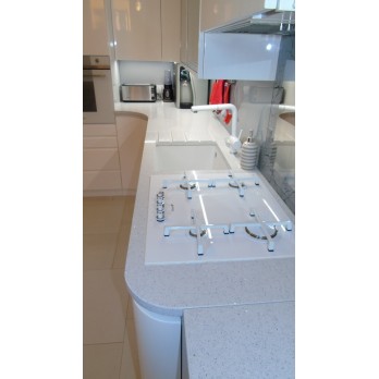 Kuhinja lakirani medijapan bijela perla visoki sjaj